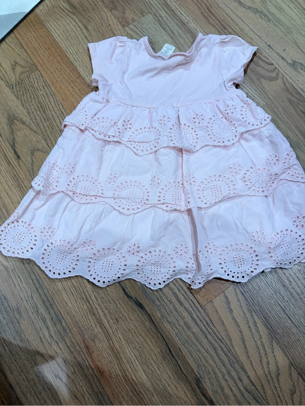 First Impressions toddler girl ruffled eyelet dress